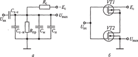 Ключ на МОП-транзисторах.