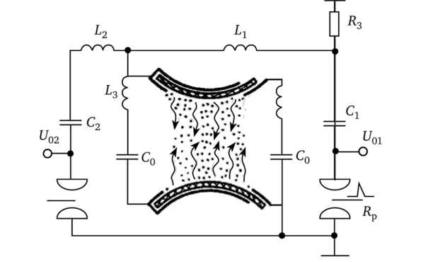 Схема установки с плазменными электродами [5.72].