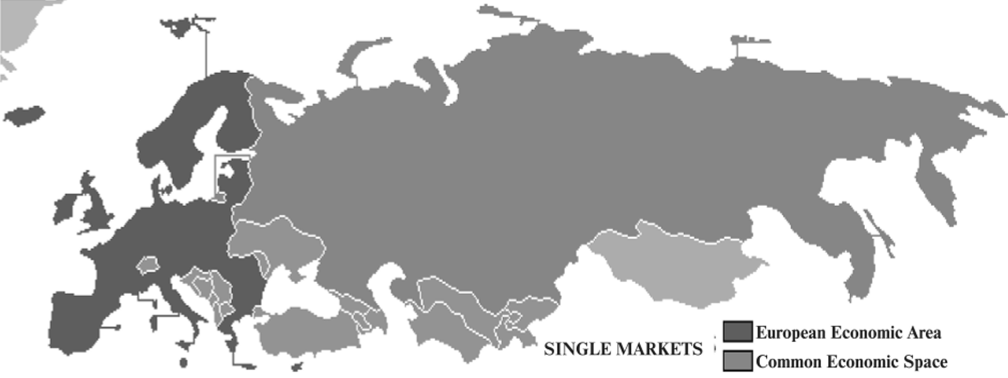 Общие рынки в Европе.