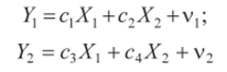 Экономически значимые примеры систем одновременных уравнений.