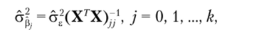 Теорема Гаусса — Маркова для случая множественной регрессии.