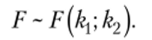 Проверка гипотез с помощью распределения Фишера.