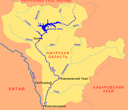 Малые реки Амурского бассейна.