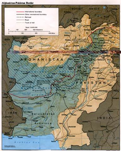 Большой Афганистан (Пуштунистан).